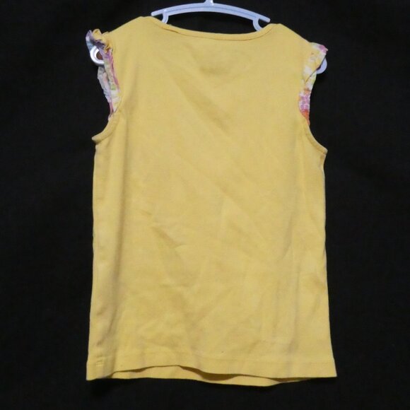 GYMBOREE | size 5 | Yellow Sleeveless Top with Floral Design - Picture 2 of 14
